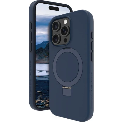Afbeelding van dbramante1928 Hoesje Geschikt voor iPhone 16 Pro Iceland Ultra D30 MagSafe Kickstand blauw