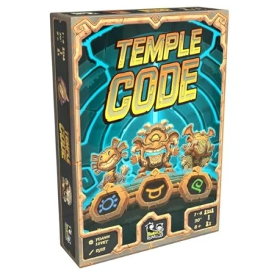 Afbeelding van Temple Code aftrekspel van 1 tot 4 spelers tactisch en snel Franse versie vanaf 8 jaar toegankelijk Bankiiiz Edition Blackrock Games