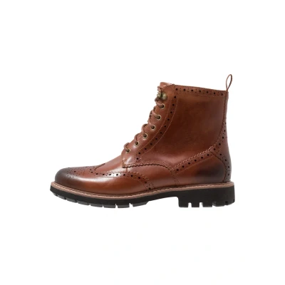 Afbeelding van Clarks Batcombe LORD Veterboots, Heren, Maat: 42, Dark tan Leer