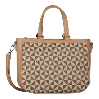 Afbeelding van Gabor Schoudertas Meria Zip Shopper Printed Black Taupe