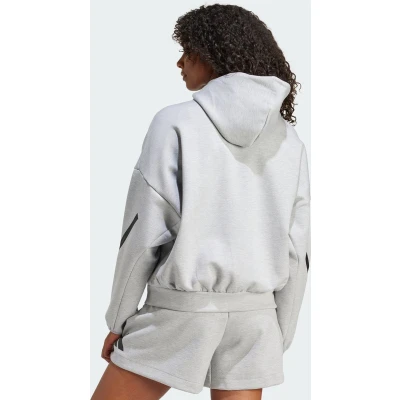 Afbeelding van adidas Sportswear Z.N.E. Hoodie, Dames, Maat: XS, Medium grey heather