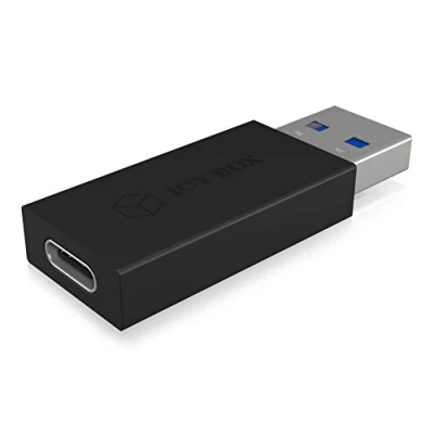 Afbeelding van ICY BOX IB CB015 USB type C naar A (mannelijk) 3.1 (Gen 2, 10 Gbps) zwart