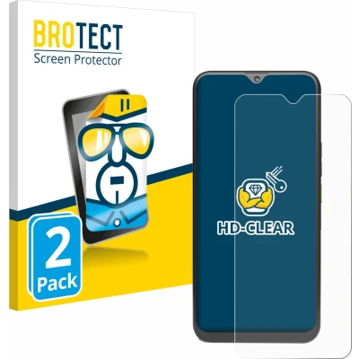 Afbeelding van BROTECT Screenprotector voor 4G Systems Rephone Folie Beschermfolie transparant (2 Stuks)
