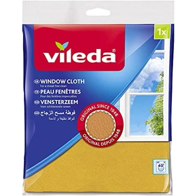 Image de Vileda Chiffon de nettoyage pour vitres et sans traces 30% microfibre