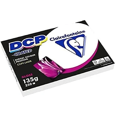 Image de Clairefontaine Ramette Papier 250f Dcp 2 Faces Brillant A4 135g