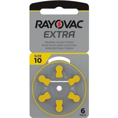 Afbeelding van Rayovac Extra geavanceerd, grootte 10 noodbatterijen voor de gezondheid (60 stuks)