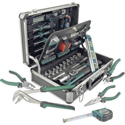 Afbeelding van Mannesmann Greenline gereedschapskoffer aluminium (90 delig)