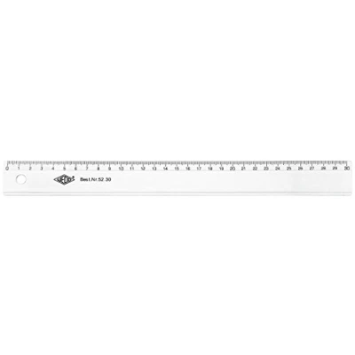 Afbeelding van Wedo 5230 kunststof liniaal, 30 cm, transparant