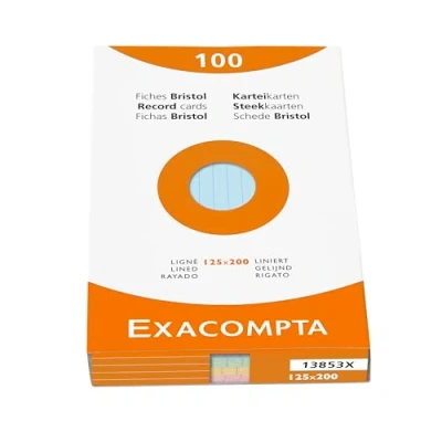 Afbeelding van Exacompta 13853X 12x ETUI 100 F. BRIST As