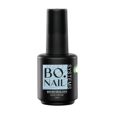 Afbeelding van BO. NAIL Brush Builder Azur Chrome (15 ml)