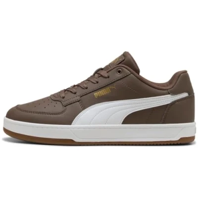 Image de PUMA Baskets unisexe Caven 2.0, Plates Bronze Blanc Or, 44.5 EU