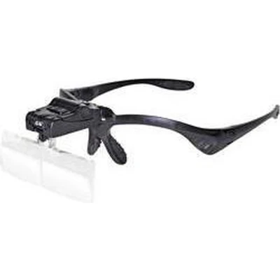 Afbeelding van RONA 450989 Hoofdbandloep Met LED verlichting, clip, verlichting Vergrotingsfactor: 1 x, 1.5 2 2.5 3.5 x