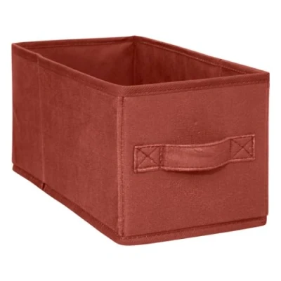 Afbeelding van 5Five Opbergmand/kastmand 7 liter bordeaux rood 15 x 31 cm Vakkenkast manden