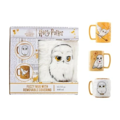 Afbeelding van Harry Potter Fuzzy Mug &quot;Hedwig&quot; 440ml