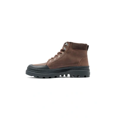 Afbeelding van Palladium Pallatrooper CUFF WP+ Veterboots, Heren, Maat: 47, Brown Leer