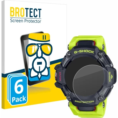 Afbeelding van BROTECT Screenprotector voor Casio G Shock GBD H2000 Folie Beschermfolie Beschermglas transparant (6 Stuks)