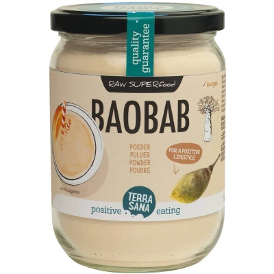 Afbeelding van Terrasana Raw Baobab Poeder In Glas, 190 g, 1 Units