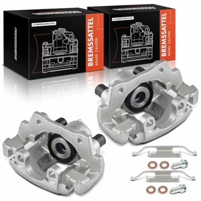 Afbeelding van Frankberg 2 x remklauw met houder achteras compatibel 3 serie E46 316 318 320 323 325 328 1998 2007 Z4 E85 E86 2002 2008 MG ZT 180 190 2001 201 200001 2000001 5 DE