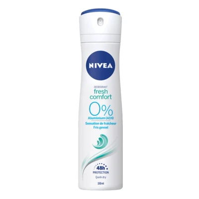 Afbeelding van Nivea Deospray Fresh Comfort 0% 150 ml.