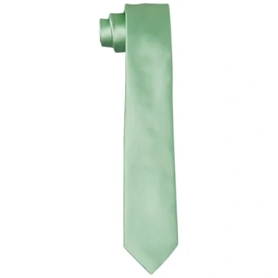 Afbeelding van DonDon Handgemaakte stropdassen voor heren, zijdelook, 6 cm, Lime Groen