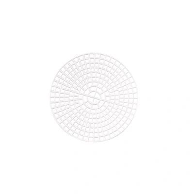 Afbeelding van Vaessen Creative Kunststof canvas in cirkelvorm, 7 stuks, zachte gaasbladen, om te knutselen, borduren, kruissteek, 10 diameter 7,5 cm, transparant