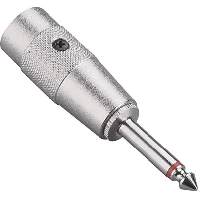 Afbeelding van Paccs Audio Adapter [1x XLR stekker 1x Jackplug male 6,3 mm] Zilver