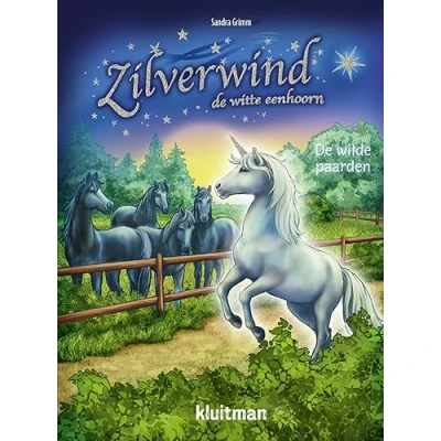 Afbeelding van Zilverwind De witte eenhoorn wilde paarden