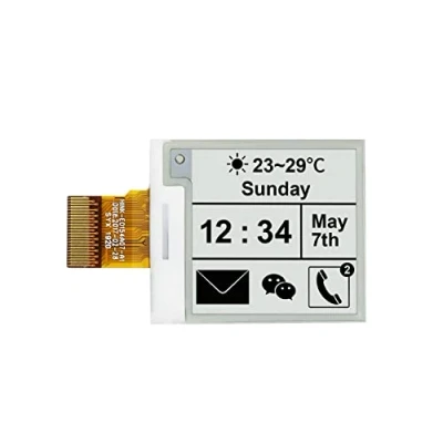Afbeelding van Waveshare 1,54 inch E Paper Raw Display Panel V2 200 x Resolutie 3.3V Ink Elektronisch Screen Zonder PCB met Embedded Controller Support Partial Refresh, Communicatie via SPI Interface