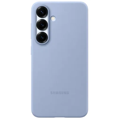 Afbeelding van Samsung Siliconen Back Cover Lichtblauw Galaxy S25