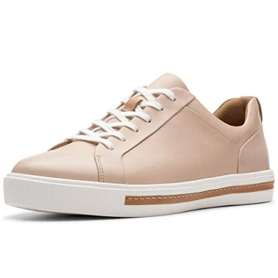 Afbeelding van Clarks UN MAUI LACE Sneakers laag, Dames, Maat: 41, Nude Leer
