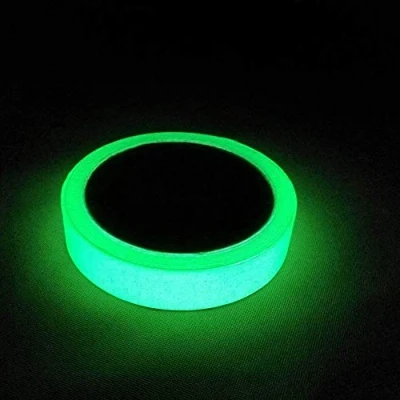 Afbeelding van GTIWUNG lichtgevende band, 10 m x 20 mm, plakband, groen licht lichtbandsticker, fluorescerend tape, waarschuwingsband, waterdicht, afneembaar, duurzaam, stabiel, draagbaar, veiligheid