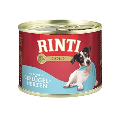Afbeelding van 24 x 185 g Rinti Gold Hondenvoer Gevogeltehart