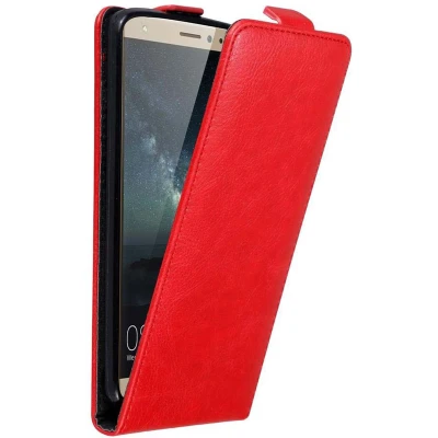 Afbeelding van Cadorabo Hoesje geschikt voor Huawei MATE S in APPEL ROOD Beschermhoes flip design Case Cover met magnetische sluiting