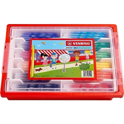 Image de Stabilo Feutre Coloriage Pm Power Schoolpack De 144