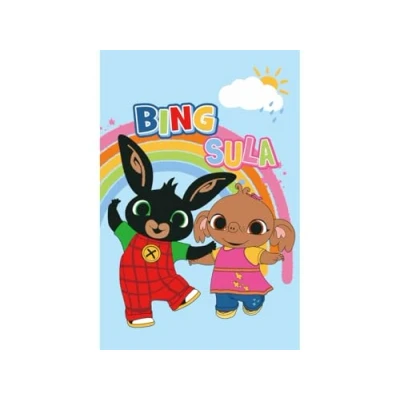 Afbeelding van Bing Bunny Fleece deken Rainbow 100 x 150 cm Polyester
