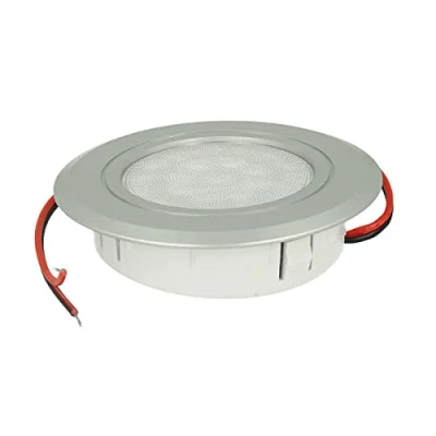Afbeelding van Mini inbouwspot, led, dimmer, touchscreen, dimbaar, uit DC 12 V, 2,5 W, rond gat 60 mm (zilver, 6000 K)