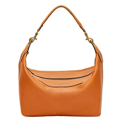 Afbeelding van LIEBESKIND BERLIN Leren Schoudertas Liza Hobo Pumpkin Spice Oranje