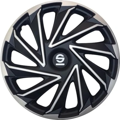Image de Sparco Corsa Varese 16 Face argentee/interieur noir Enjoliveur