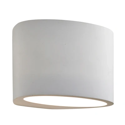Afbeelding van Wandlamp gips/plijster wit