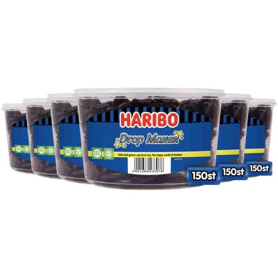 Afbeelding van Haribo Halve Manen silo 150 stuks Doos 6 silo&#039;s
