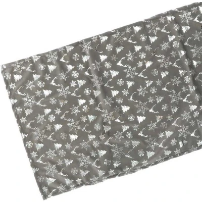 Afbeelding van Tafelloper bernt l45b45 cm d.grijs Unique Living
