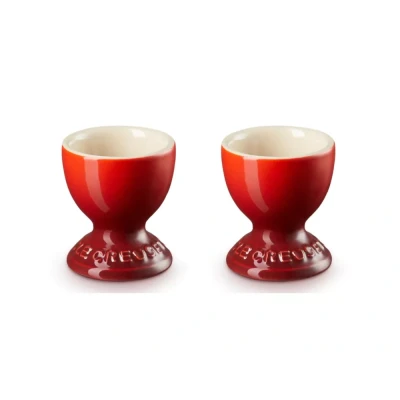 Afbeelding van Le Creuset Set Van 2 Eierdopjes Kersenrood