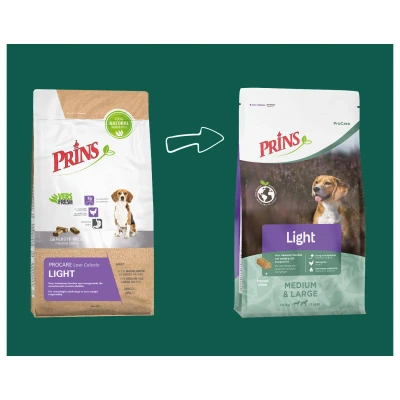 Afbeelding van Prins Procare Light Low Calorie Gevogelte Hondenvoer 12 kg