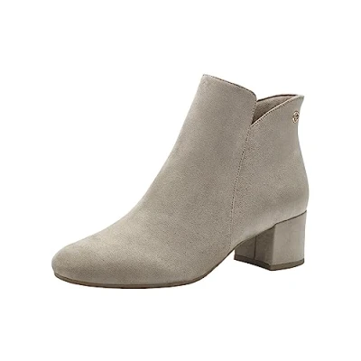 Afbeelding van Tamaris Korte laarzen, Dames, Maat: 37, Taupe Textiel