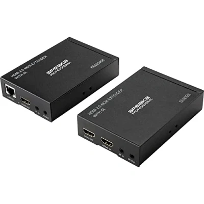 Afbeelding van SpeaKa Professional SP HDE 300 Extender (verlenging) HDMI via netwerkkabel RJ45 60 m