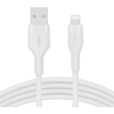 Afbeelding van Kabel USB naar Lightning Belkin CAA008BT2MWH 2 m Wit