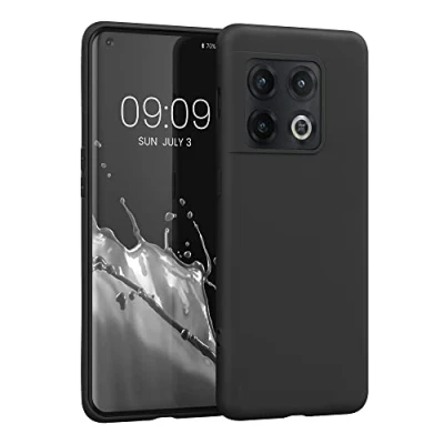 Afbeelding van kwmobile telefoonhoesje geschikt voor OnePlus 10 Pro 5G Hoesje smartphone Back cover in mat zwart