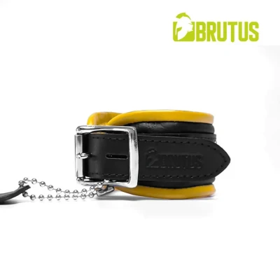 Afbeelding van BRUTUS Leren Enkelboeien Geel
