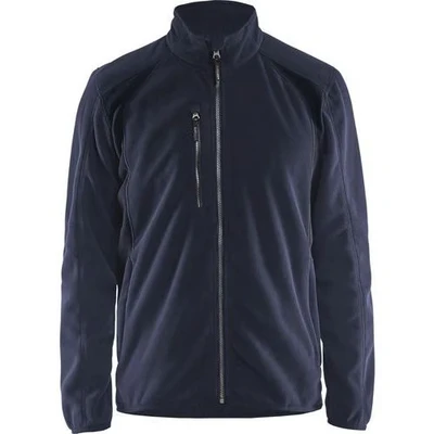 Image de Veste micropolaire marine foncé/noir