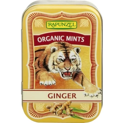 Afbeelding van Rapunzel Organic Mints Ginger HIH (1 x 50 g) Bio